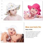 Baby Girl UPF 50+ Adjustable Beach Sun Hats