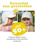 Adjustable UPF 50+ Baby Sun Hat with Neck Flap