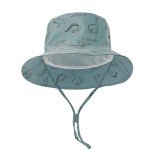 UPF 50+ Baby Sun Hat - Sea Blue Bucket Hat