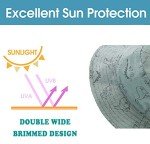 UPF 50+ Baby Sun Hat - Sea Blue Bucket Hat