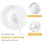 Pink Baby Girl Sun Hat with UPF 50+ Protection