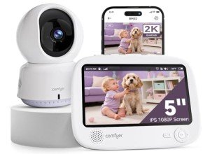 Comfyer Smart 1080p Baby Monitor with 2K Camera