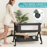 3-in-1 Portable Baby Bassinet Bedside Sleeper