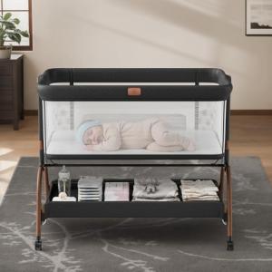 3-in-1 Adjustable Baby Bassinet With Mattress