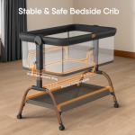 3-in-1 Adjustable Baby Bassinet With Mattress