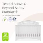 Delta Children 6-in-1 Convertible Crib, Bianca White