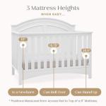 Delta Children 6-in-1 Convertible Crib, Bianca White