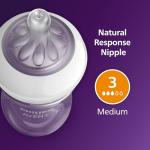 Philips AVENT Clear Baby Bottle, 9oz, 4pk