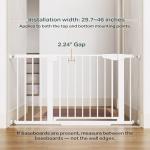 Cumbor Adjustable Baby Gate for Stairs and Doorways