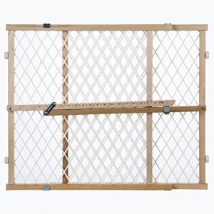Toddleroo Diamond Mesh Wooden Baby Gate - 26.5"-42
