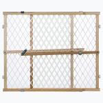 Toddleroo Diamond Mesh Wooden Baby Gate - 26.5"-42