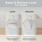 Cumbor 55" Retractable Baby Gate for Stairs