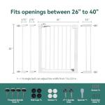 Babelio Auto Close Baby Gate for Doorways