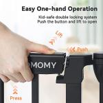COMOMY Extra Wide Baby Gate, 3-in-1 Safety Gate
