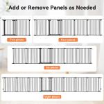 COMOMY Extra Wide Baby Gate, 3-in-1 Safety Gate