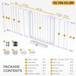 Cumbor Adjustable Baby Gate for Stairs and Doors