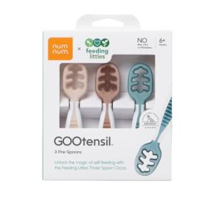 NumNum Silicone Baby Spoons for Self-Feeding, 3-Pack