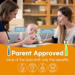NumNum Silicone Baby Spoons for Self-Feeding, 3-Pack