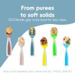 NumNum Silicone Baby Spoons for Self-Feeding, 3-Pack