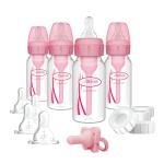 Dr. Brown's Pink Anti-Colic Baby Feeding Set