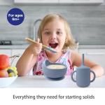 Little Rawr Silicone Feeding Set for Babies