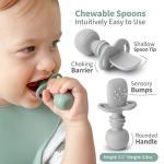 SAMiGO Silicone Baby Spoons for Self Feeding