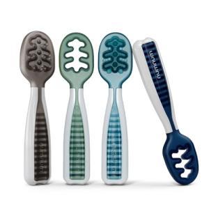 NumNum Silicone Baby Spoons Set for Self-Feeding