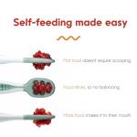 NumNum Silicone Baby Spoons Set for Self-Feeding