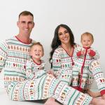 Cute Christmas Pajamas for Babies, 2-Way Zipper
