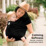 KeaBabies All-in-One Baby Wrap Carrier - Trendy Black