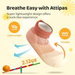 Attipas Non-Slip Baby Socks Shoes - Seahorse Brown