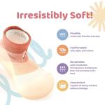 Attipas Non-Slip Baby Socks Shoes - Seahorse Brown