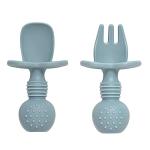 Eascrozn Silicone Baby Feeding Utensils Set, 6 Pack