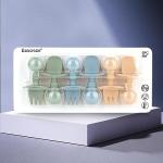 Eascrozn Silicone Baby Feeding Utensils Set, 6 Pack