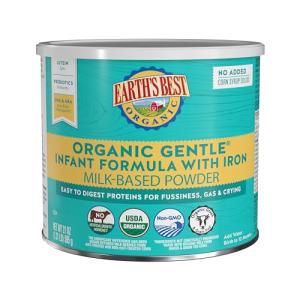 Earth's Best Organic Gentle Infant Formula, 0-12 Months