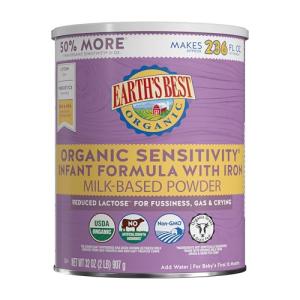 Earth's Best Organic Infant Formula for Sensitive Tummies