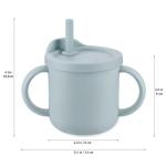 PandaEar Toddler Plates, Sippy Cups & Utensils Set