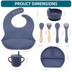 Silicone Baby Feeding Set with Suction Bowls