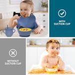 Silicone Baby Feeding Set with Suction Bowls