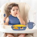 Silicone Baby Feeding Set with Suction Bowls