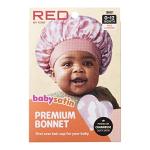 Pink Leopard Baby Satin Bonnet Sleep Cap