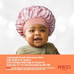Pink Leopard Baby Satin Bonnet Sleep Cap