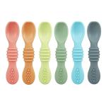 PandaEar 6 Silicone Baby Spoons for Self Feeding