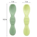 PandaEar 6 Silicone Baby Spoons for Self Feeding