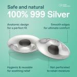 Koala Babycare Silver Nursing Cups - Soothe Cracked Nipples