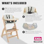 Convertible Wooden High Chair for Babies & Toddlers
