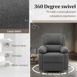 360 Swivel Rocker Recliner Chair for Nursery