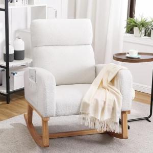 Sherpa Nursing Rocking Chair for Nursery & Home