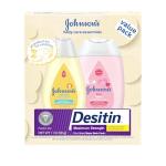 Johnson's Baby Care Essentials Travel Size Set