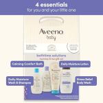 Aveeno Baby Bathtime Gift Set with 4 Items